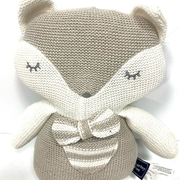 Living Textiles “ Charlie” the fox cotton knit rattle - Picture 5 of 8